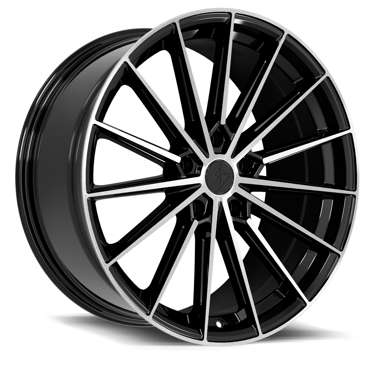 SENTALI STREET RECOIL 22.0x9.5 5x127 Gloss Black Machined Face