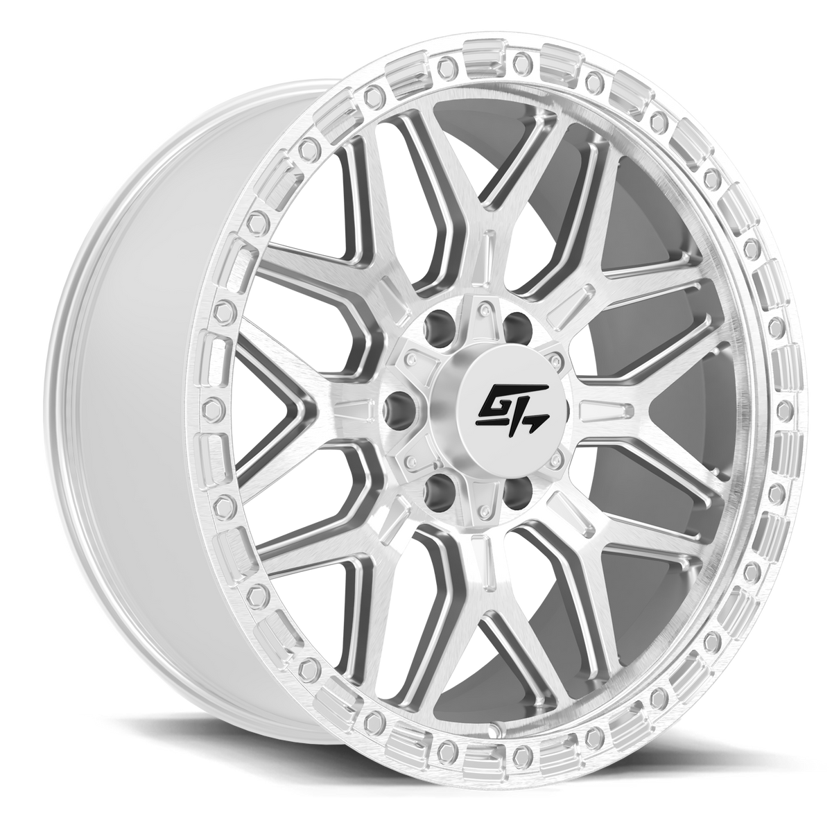 Revolt 20x10 6x135 / 6x139.7 -18 Hyper Silver Machined Face