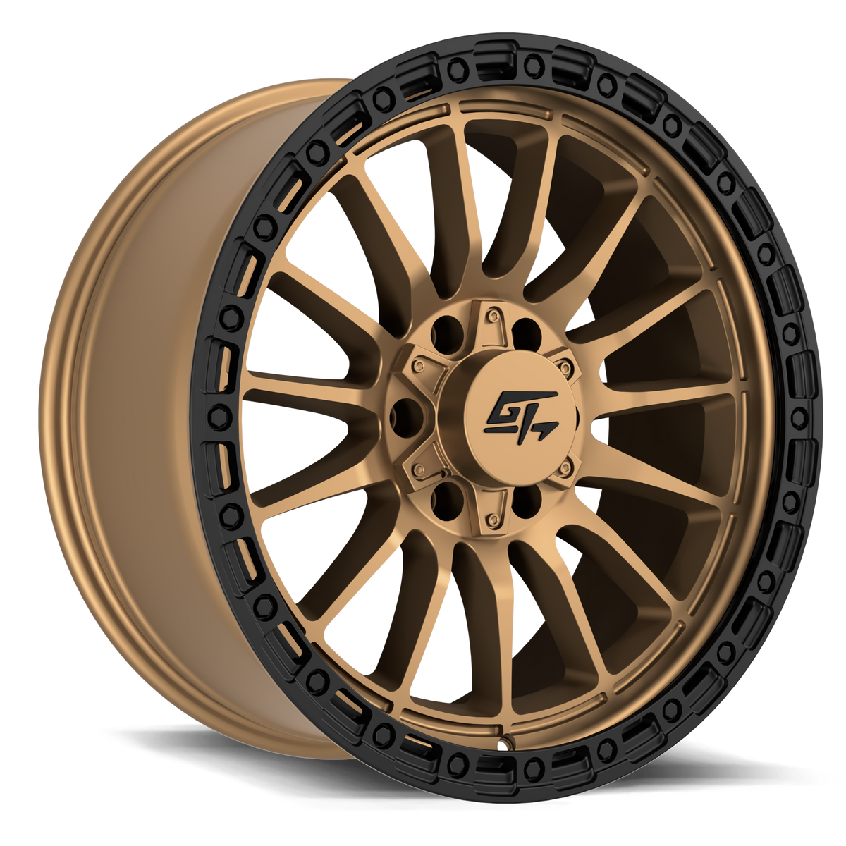 Renegade 20x9 8x180 +12 Matte Bronze with Black Ring