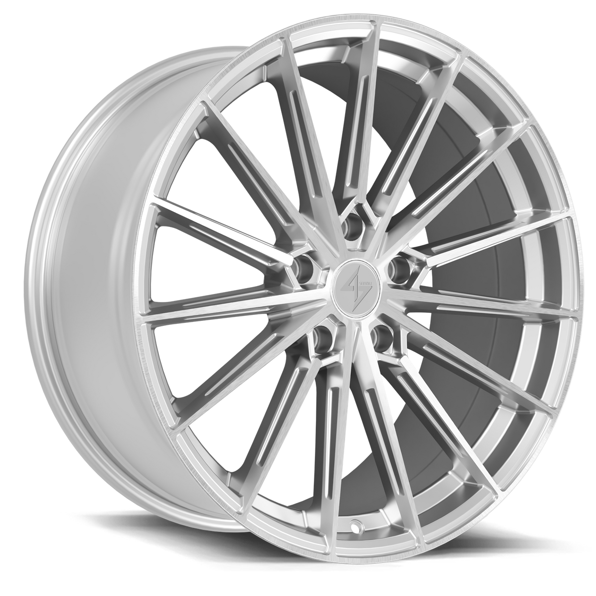 SS7 Recoil 22x9.5 5x127 +35 Hyper Silver Diamond Cut