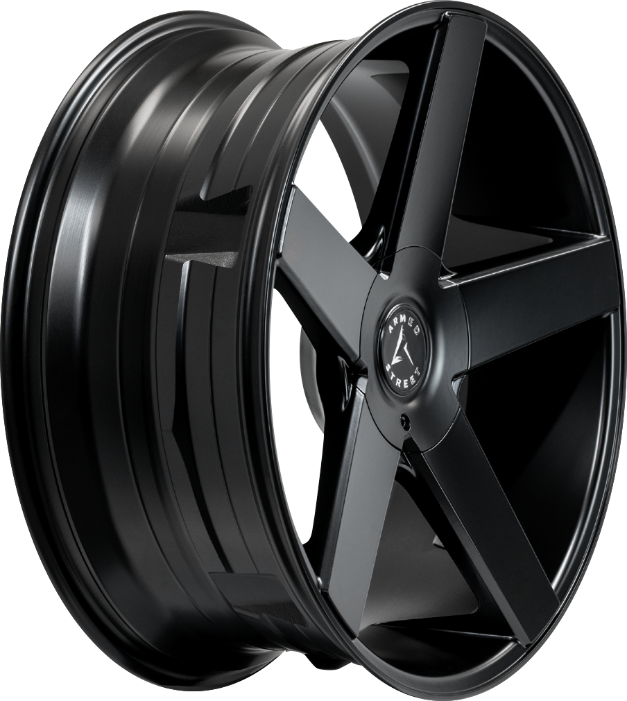HUSTLER 87.1 22x9.5 6x135|6x139.7 25 MATTE BLACK