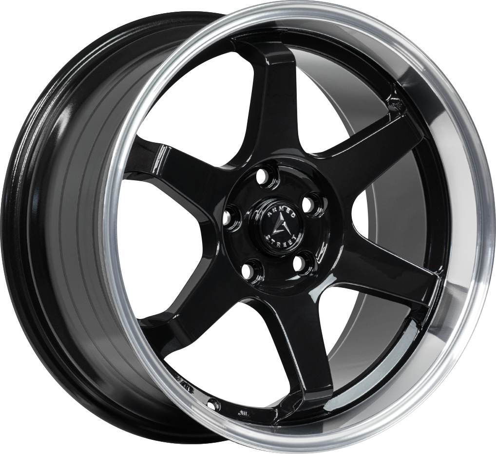 VETERAN 74.1 19x8.5 5x112|5x114.3 30 GLOSS BLACK MACHINED LIP