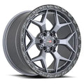 VORTEK VRT-603 20x9 6x135/6x139.7 0 Matte Titanium Black Bead Ring