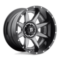 FUEL OFF-ROAD D238 RAMPAGE 22.0x12.0 5x127 MATTE GUN METAL BLACK LIP
