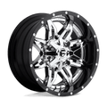 FUEL D266 LETHAL 20x12 6x135/6x139.7 -44 CHROME PLATED GLOSS BLACK LIP