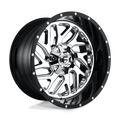 FUEL D211 TRITON 22x10 8x170 -13 CHROME PLATED GLOSS BLACK LIP