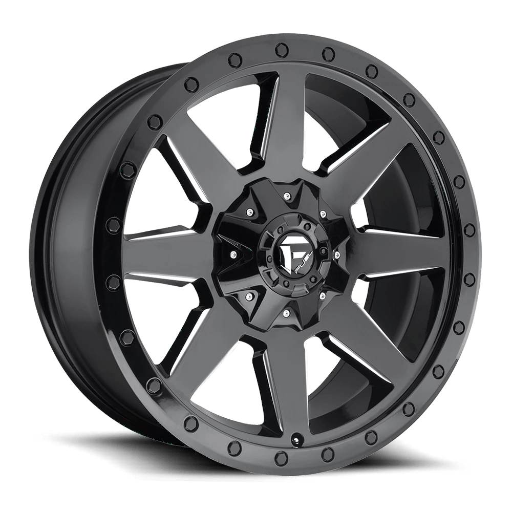 FUEL OFF-ROAD D597 WILDCAT 20.0x9.0 6x135/6x139.7 GLOSS BLACK MILLED