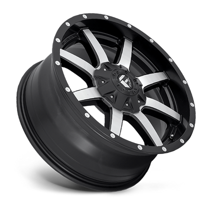 FUEL D537MAVERICK 20x10 8x180 -12 MATTE BLACK MACHINED