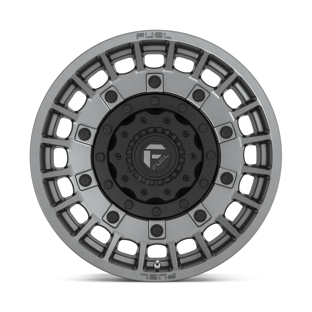 FUEL OFF-ROAD D726 MILITIA 20.0x10.0 5x139.7/5x150 MATTE ANTHRACITE AND BLACK
