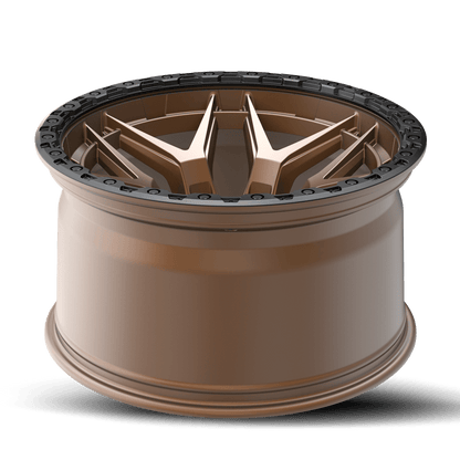 VORTEK VRT-603 20.0x9.0 6x135/6x139.7 Matte Bronze Black Bead Ring