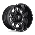 FUEL D627 VANDAL 20x12 8x165.1 -43 GLOSS BLACK MILLED