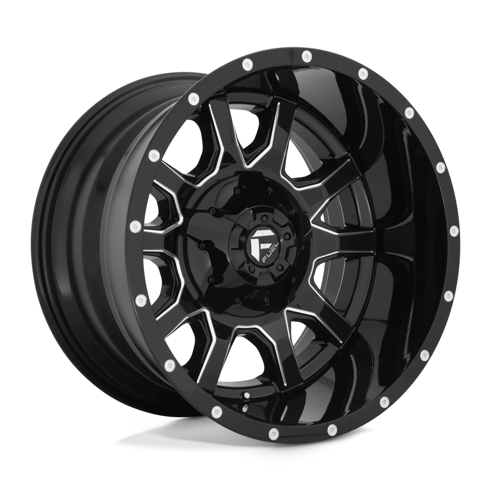 FUEL OFF-ROAD D627 VANDAL 20.0x12.0 8x165.1 GLOSS BLACK MILLED