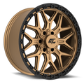 GT OFFROAD REVOLT 17.0x9.0 8x180 Matte Bronze with Black Ring