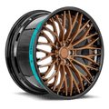 Sentali Barrel Forged SB1 22x9.5 5x112 35 Gloss Black Lip / Gloss Bronze Centre