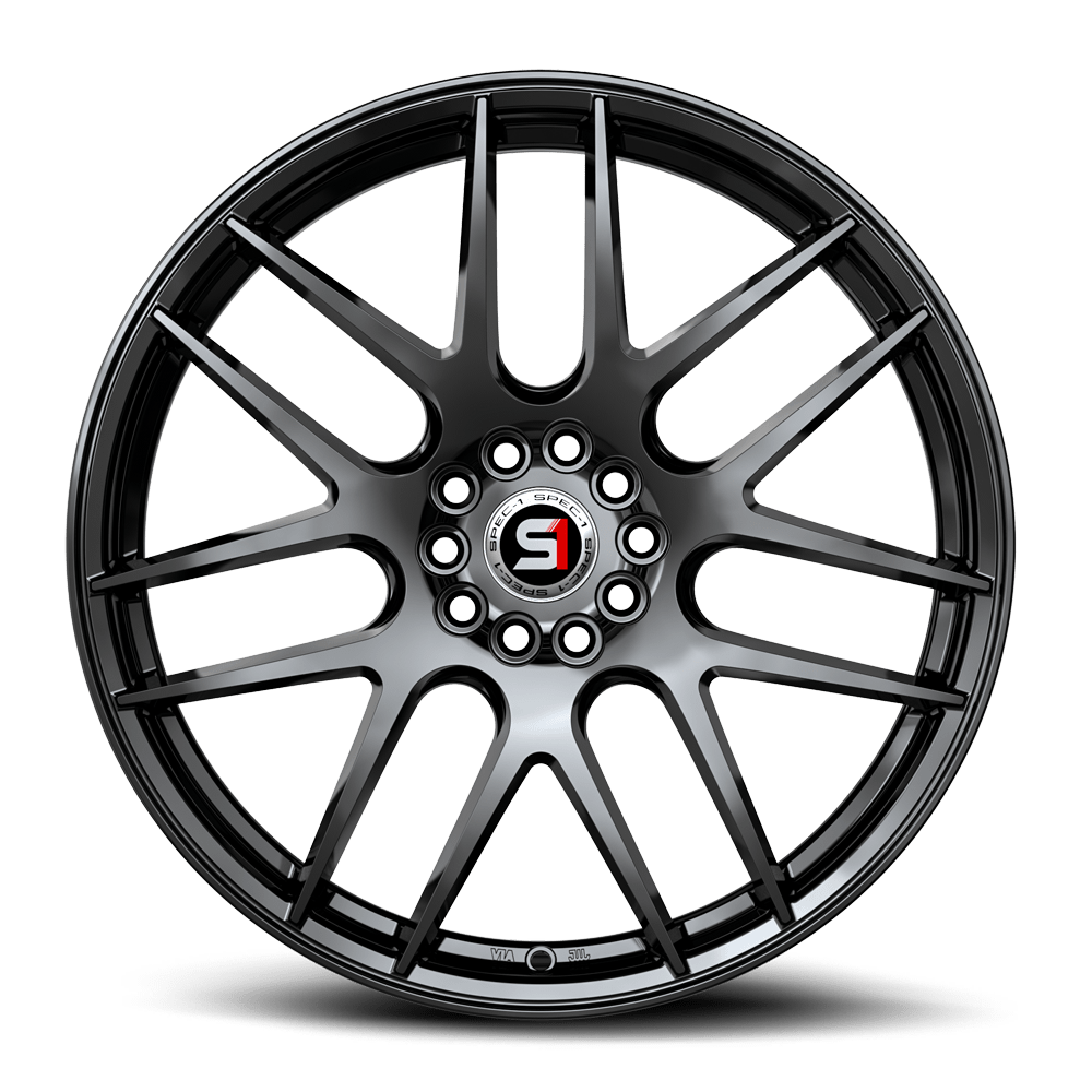 SPEC-1 RACING SP-65 17.0x8.0 5x114.3/5x120 Gloss Black