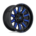 FUEL OFF-ROAD D646 20.0x9.0 8x165.1 GLOSS BLACK BLUE TINTED CLEAR