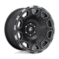 FUEL D686 VENGEANCE 17x9 5x127 -12 MATTE BLACK DOUBLE DARK TINT
