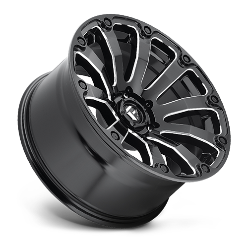 FUEL OFF-ROAD D598 DIESEL 20.0x10.0 8x165.1 GLOSS BLACK MILLED