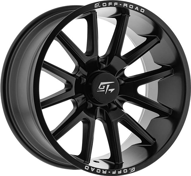 GT OFFROAD RAID 24.0x14.0 6x135 Matte Black