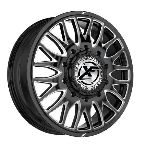 XF OFFROAD XF-240GBML-F 20.0x8.25 8x165.1 Gloss Black Milled