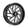 Fuel D581 24x7 4x156 13 GLOSS BLACK MILLED