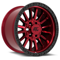 CHAMBER 18x10 6x135/6x139.7 -18 Black Ring / Anodized red centre