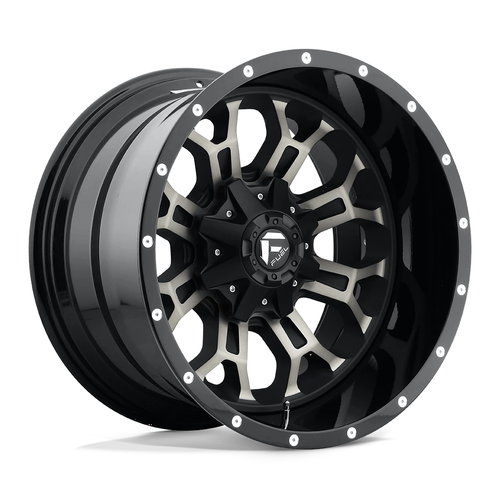 FUEL OFF-ROAD D268 CRUSH 22.0x14.0 6x135/6x139.7 MATTE BLACK DOUBLE DARK TINT