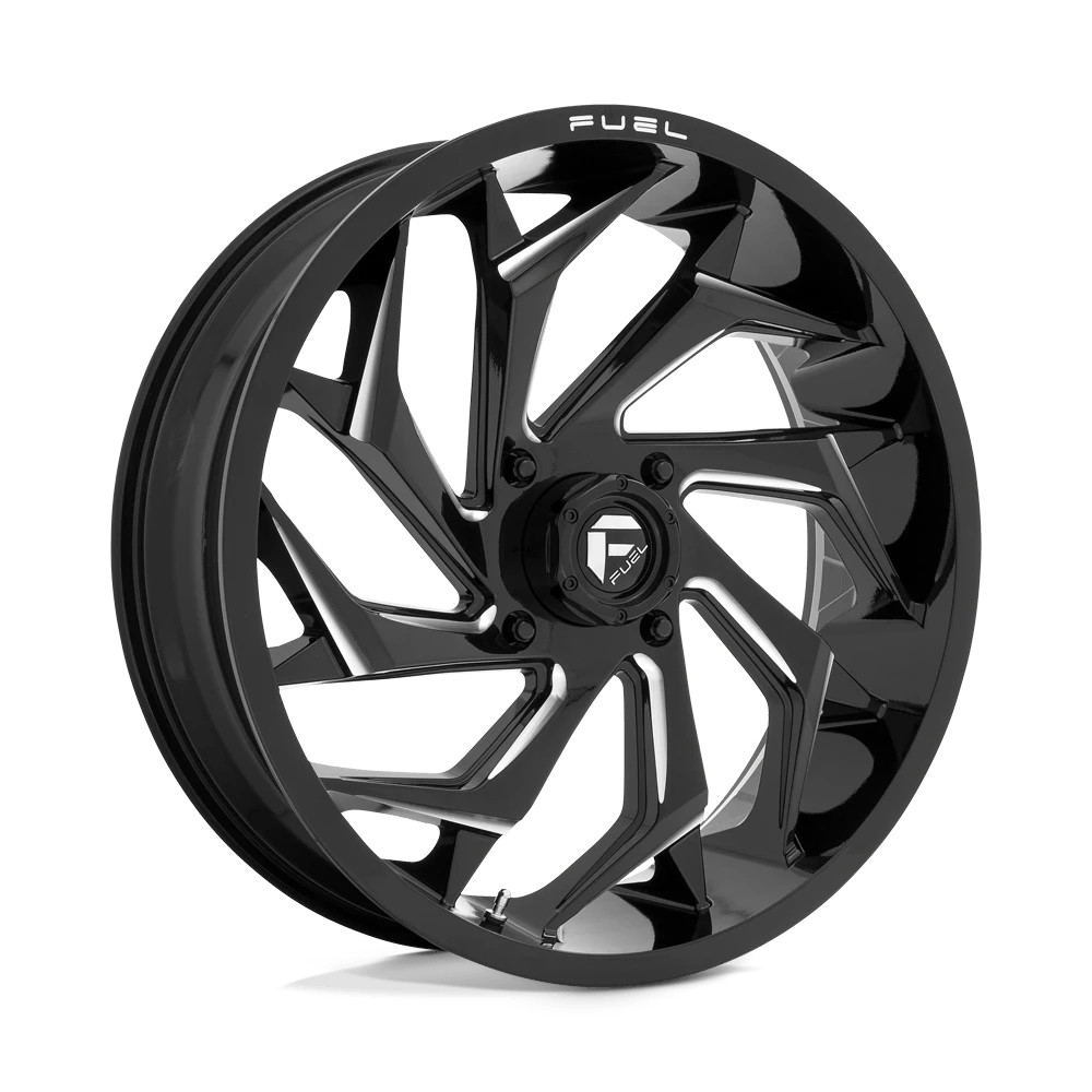 FUEL OFF-ROAD D753 REACTION 22.0x7.0 4x137 GLOSS BLACK MILLED