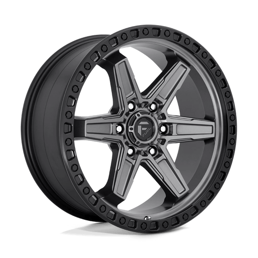 FUEL D698 KICKER 20x9 6x139.7 20 MATTE GUN METAL BLACK BEAD RING