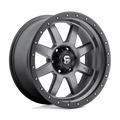 FUEL OFF-ROAD D552 18.0x9.0 8x165.1 MATTE GUN METAL BLACK BEAD RING
