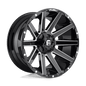 Fuel D615 24x14 6x135/6x139.7 -75 GLOSS BLACK MILLED