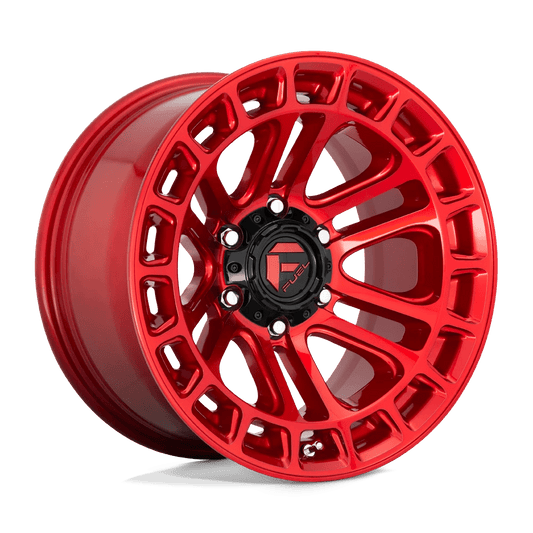 FUEL D719 HEATER 17x9 6x135 -12 CANDY RED MACHINED