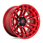 FUEL D719 HEATER 17x9 6x135 -12 CANDY RED MACHINED