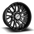 XF OFFROAD XF-230 22.0x10.0 6x135/6x139.7 Satin Black
