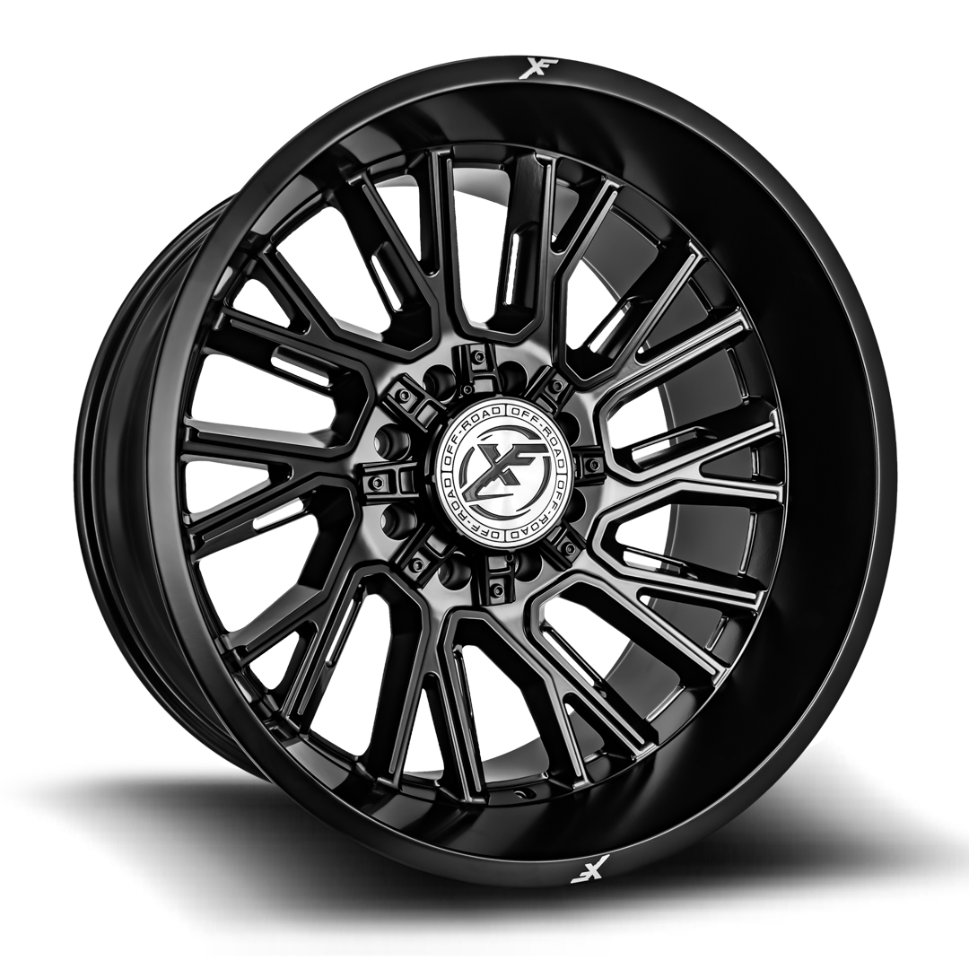 XF OFFROAD XF-230 22.0x10.0 6x135/6x139.7 Satin Black