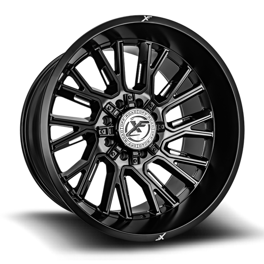XF OFFROAD XF-230 22.0x10.0 6x135/6x139.7 Satin Black