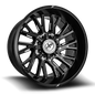 XF OFFROAD XF-230 22.0x10.0 6x135/6x139.7 Satin Black