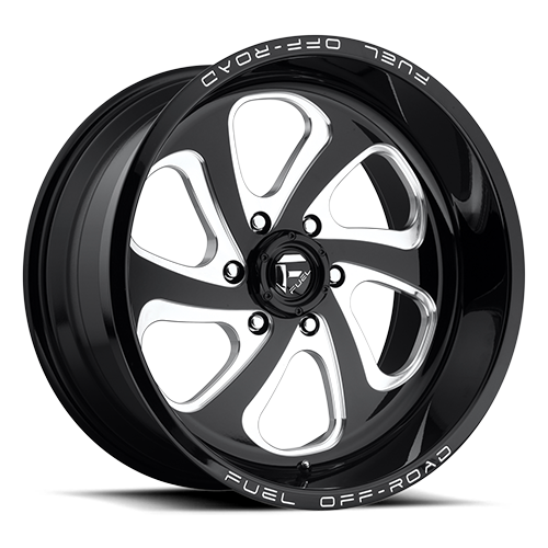 FUEL OFF-ROAD D587 FLOW 20.0x9.0 6x139.7 GLOSS BLACK MILLED