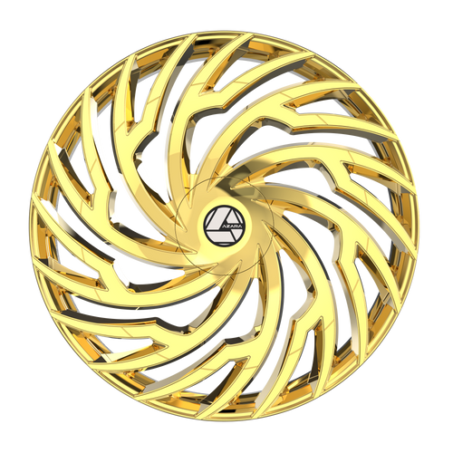 AZARA AZA-536 18.0x8.0 5x112/5x114.3 Nano Gold