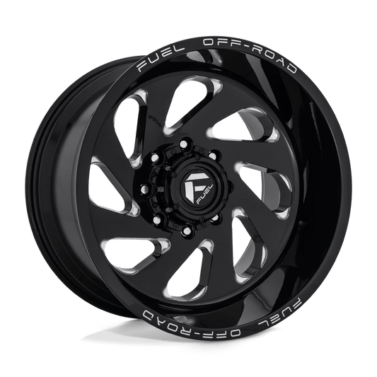 FUEL D637 VORTEX 20x10 8x170 -18 GLOSS BLACK MILLED