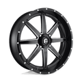 Fuel D538 24x7 4x137 13 MATTE BLACK MILLED