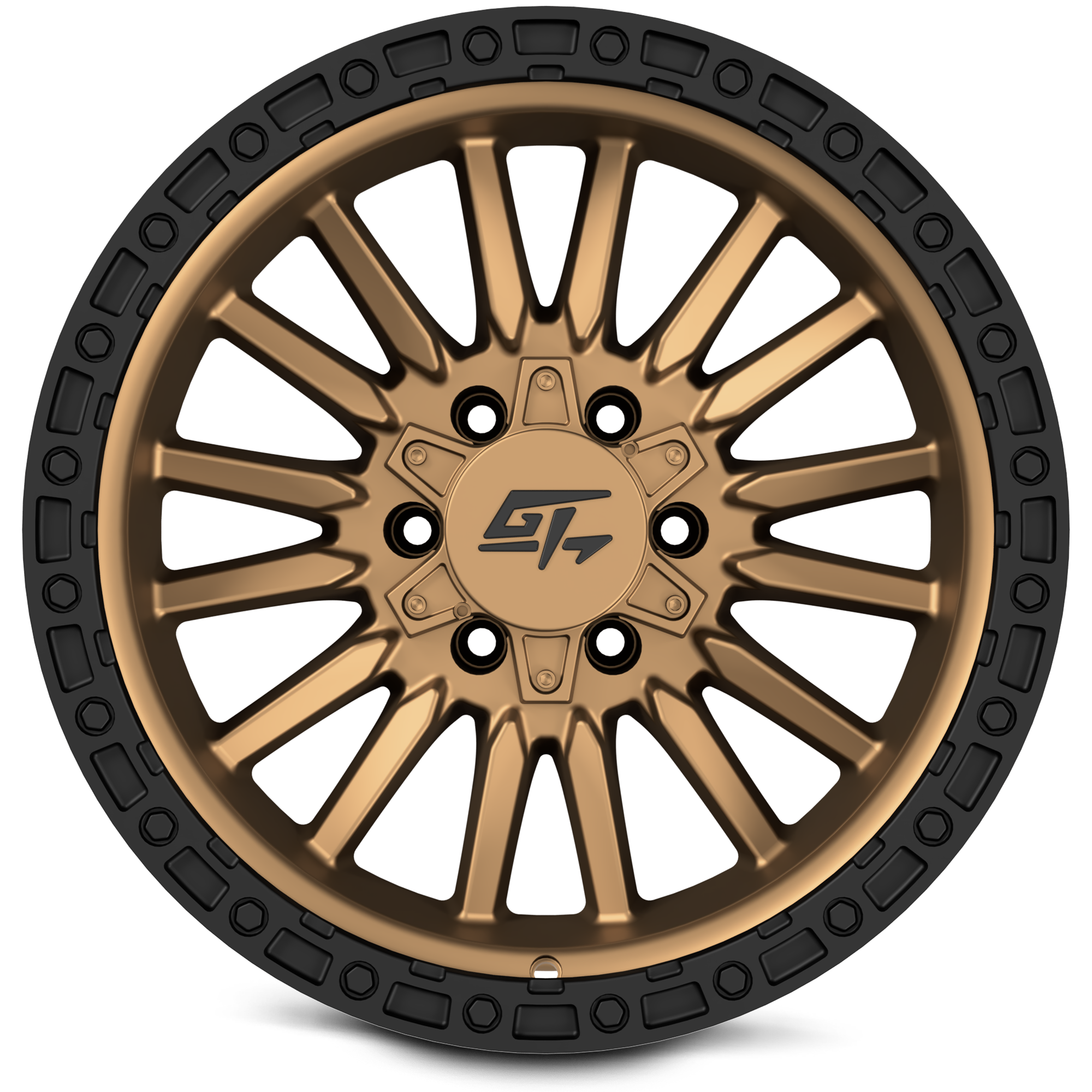 GT OFFROAD CHAMBER 20.0x10.0 6x135/6x139.7 Black Ring / Matte Bronze Centre