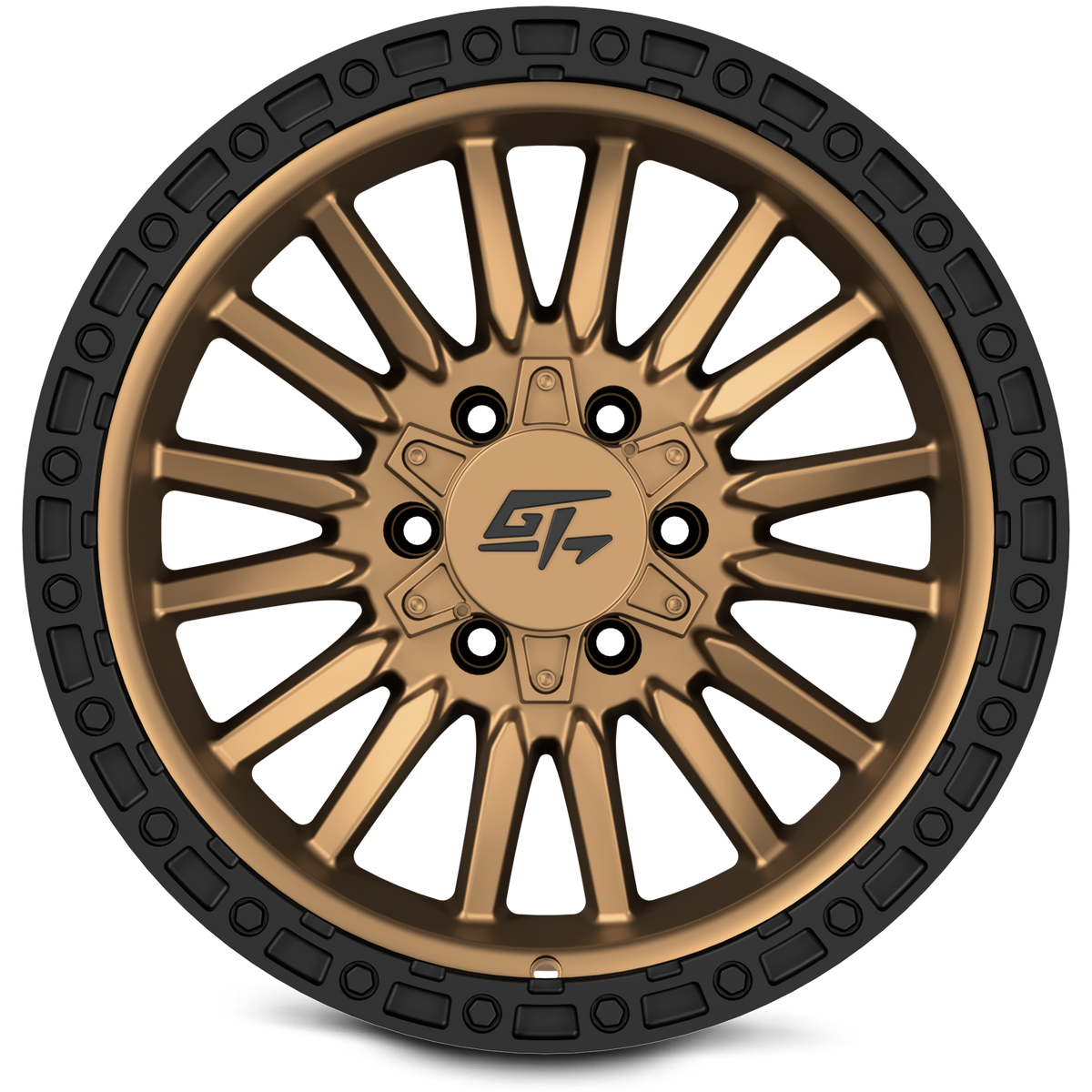 CHAMBER 20x10 8x165.1/8x170 -18 Black Ring / Matte Bronze Centre