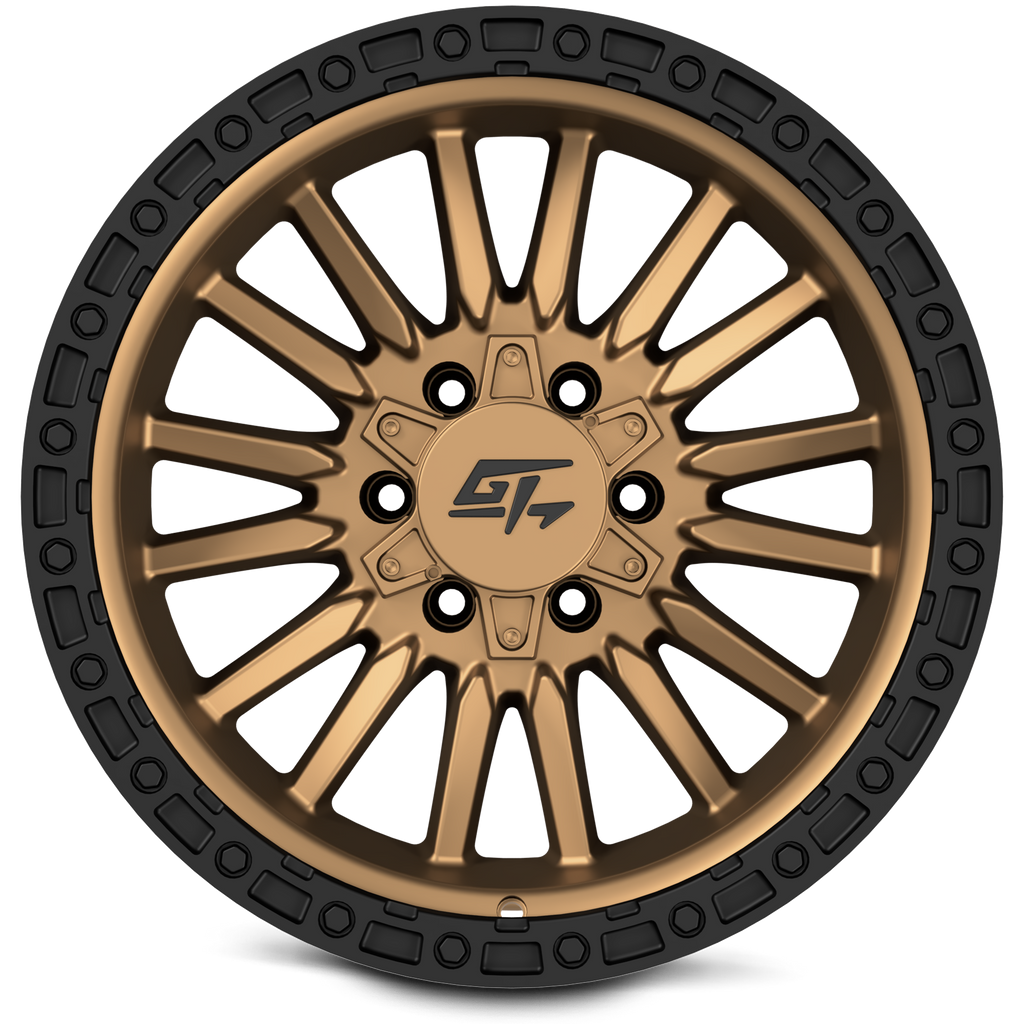 GT OFFROAD CHAMBER 20.0x10.0 8x165.1/8x180 Black Ring / Matte Bronze Centre