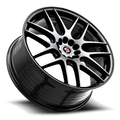 SPEC-1 RACING SP-65 17x8 5x114.3/5x120 42 Gloss Black & Machined