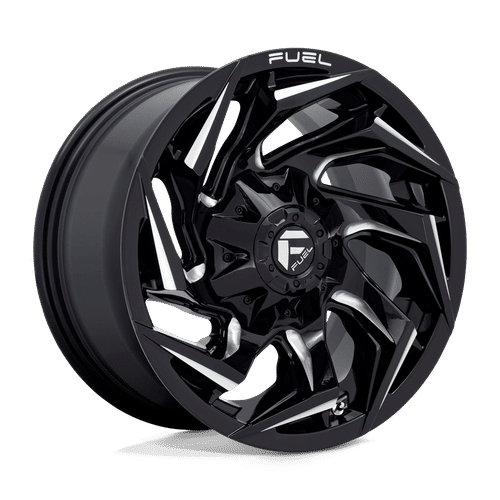 Fuel D753 24x12 5x139.7/5x150 -44 GLOSS BLACK MILLED