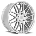 SENTALI STREET DRIFT 18.0x8.5 5x114.3 Hyper Silver Diamond Cut
