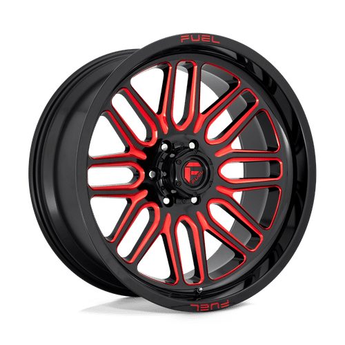 FUEL OFF-ROAD D663 20.0x9.0 6x139.7 GLOSS BLACK RED TINTED CLEAR