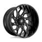 Fuel D741 26x14 5x127 -75 GLOSS BLACK MILLED