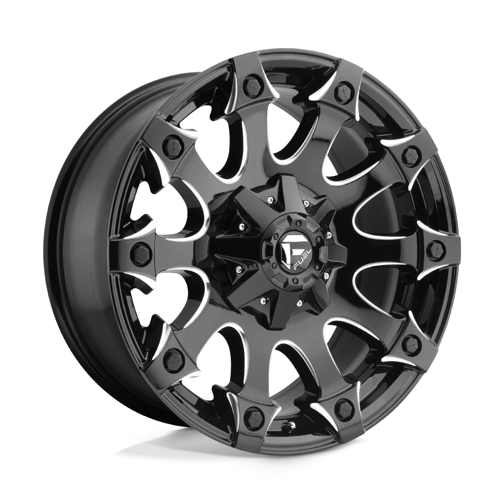 FUEL OFF-ROAD D578 BATTLE AXE 17.0x9.0 6x135/6x139.7 GLOSS BLACK MILLED